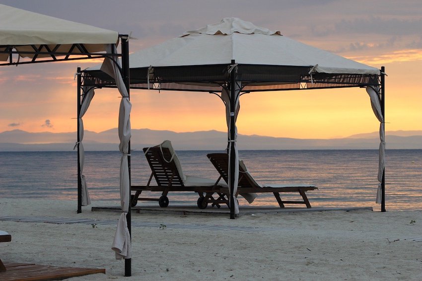 canopy at the beach