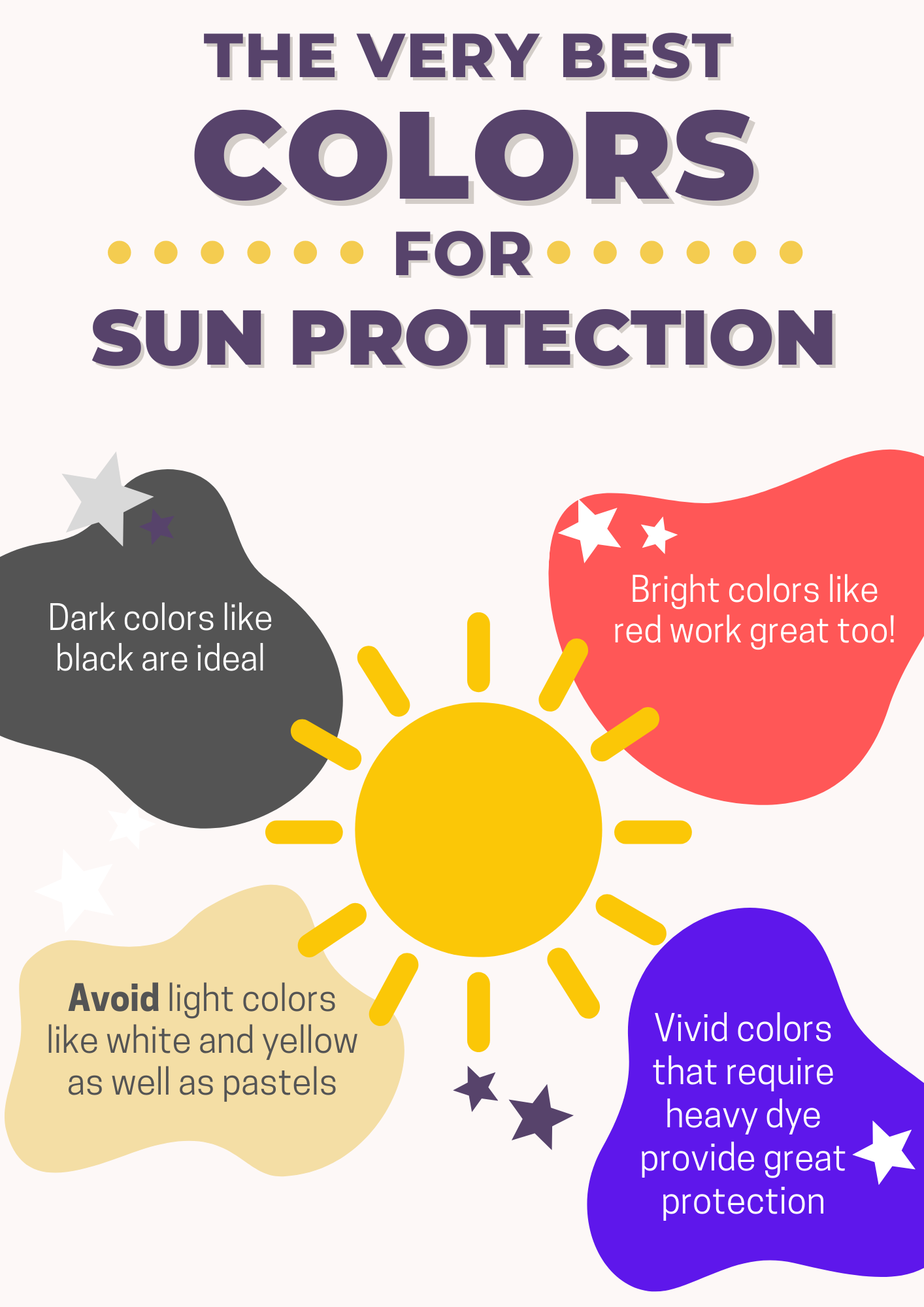 best colors for sun protection