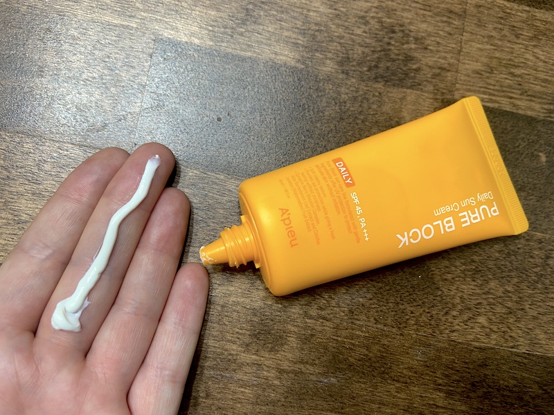 A'Pieu Pure Block Daily Sunscreen Review 3 apieu daily review